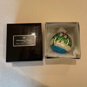 Christopher Rakdo RETIRED Seven Swans a Swimming Ltd. Ed. Ornament